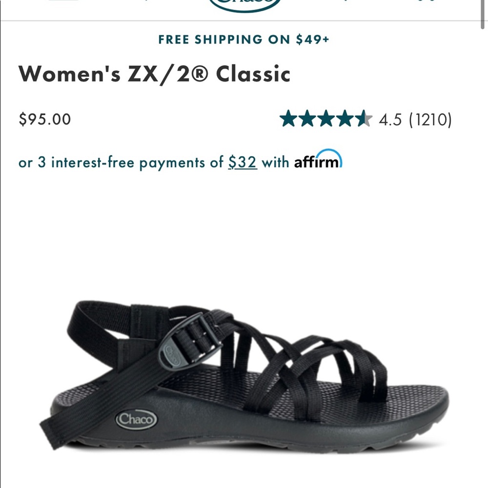 • SOLD •Chacos